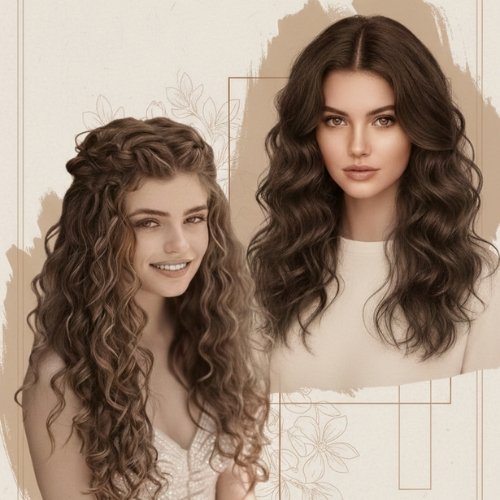 Wavy-Curly cut and hairstyles