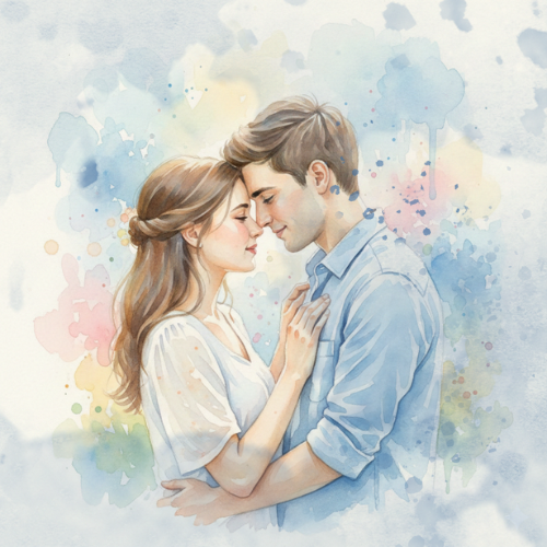 Easy Couple Painting