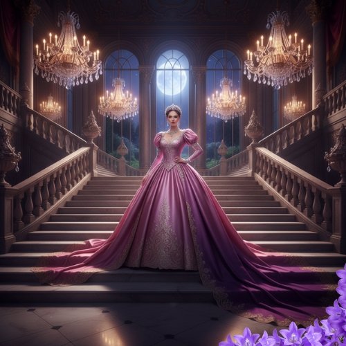Fantasy Princess Royal Gown Art