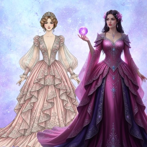 Feminine Fashion in Fantasy Art