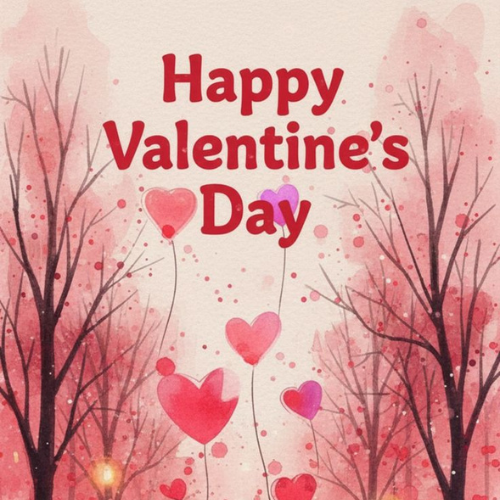 Valentine Watercolour Ideas