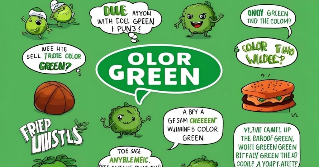 Color Green Puns