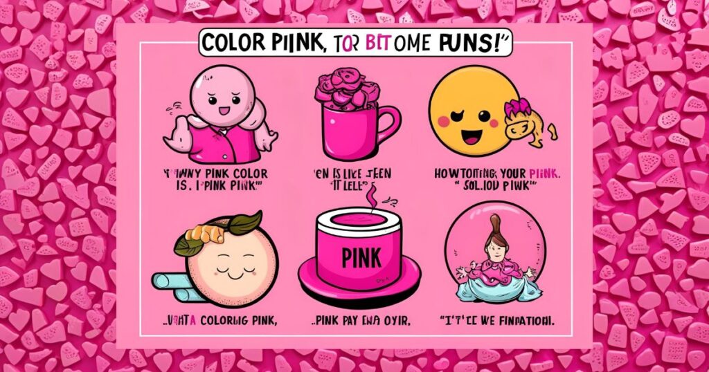 Color Pink Puns