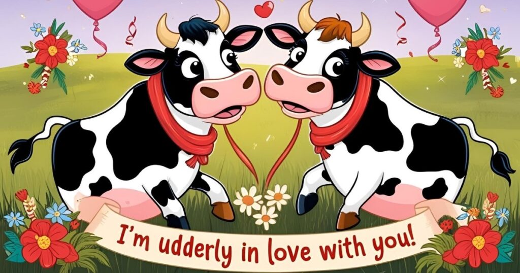Cow Love Puns For Valentine’s Day