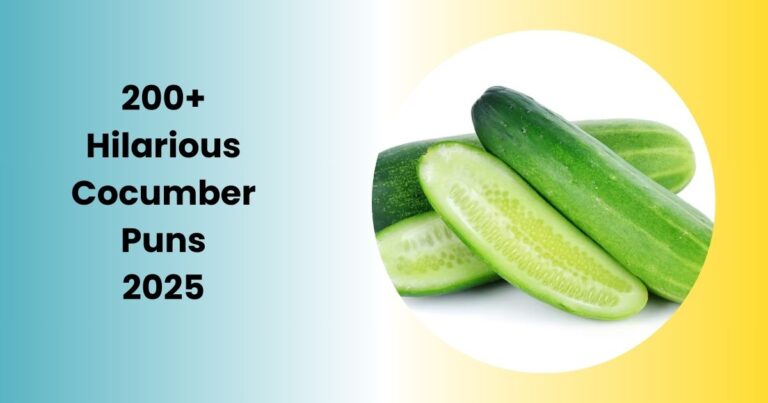 200+ Hilarious Cucumber Puns 2025