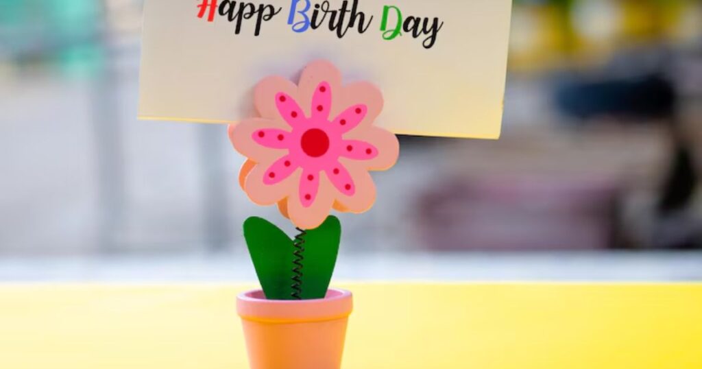 Flower Birthday Card Puns