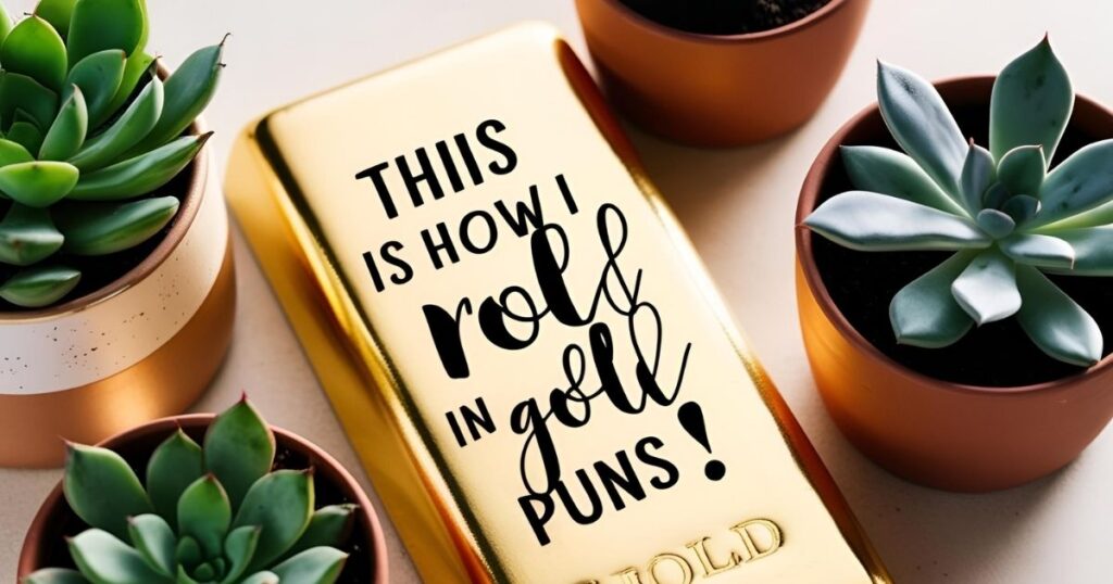 Gold Puns for Instagram