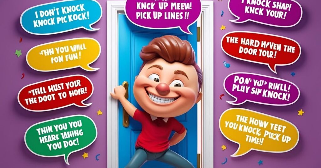 Hilarious knock knock pick up lines