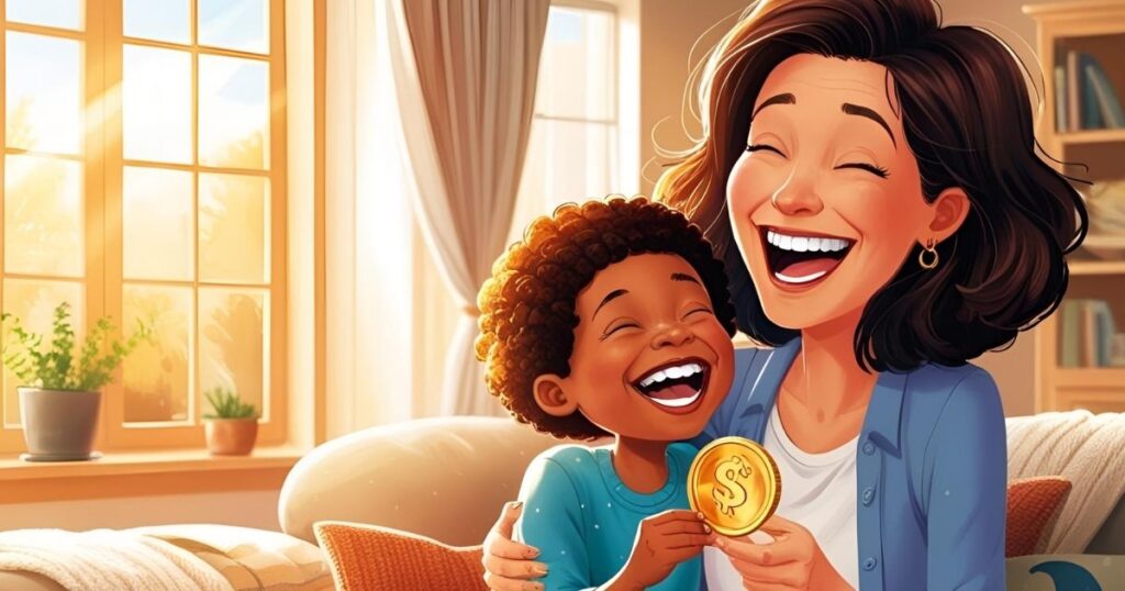 Mother Jokes About Gold