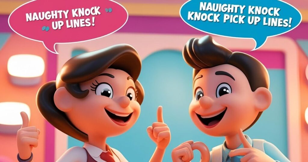 Naughty knock knock pick up lines