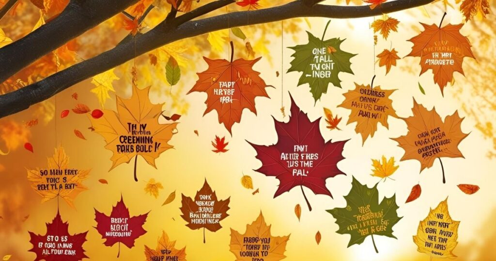 Fall Puns One-Liners