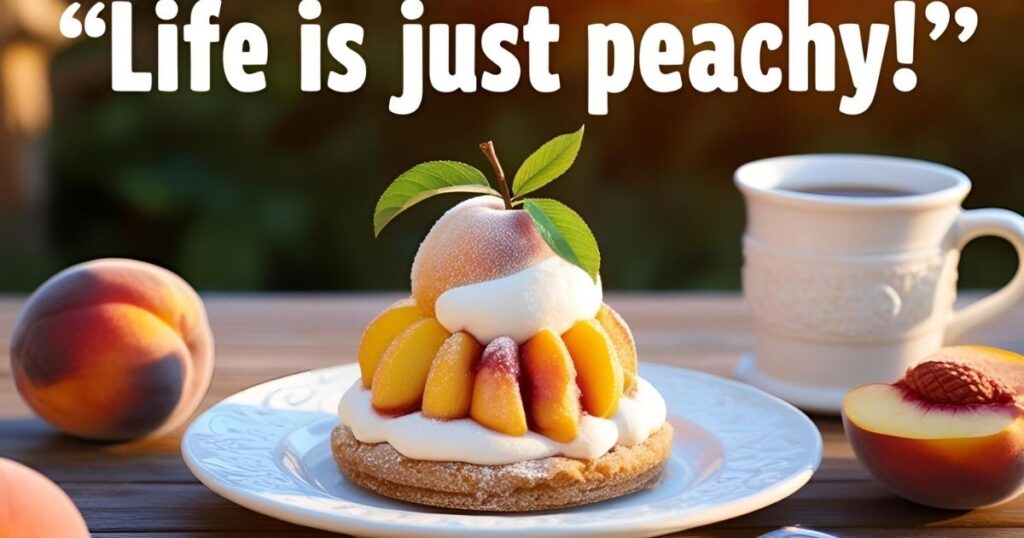 Short One Liner Peach Puns