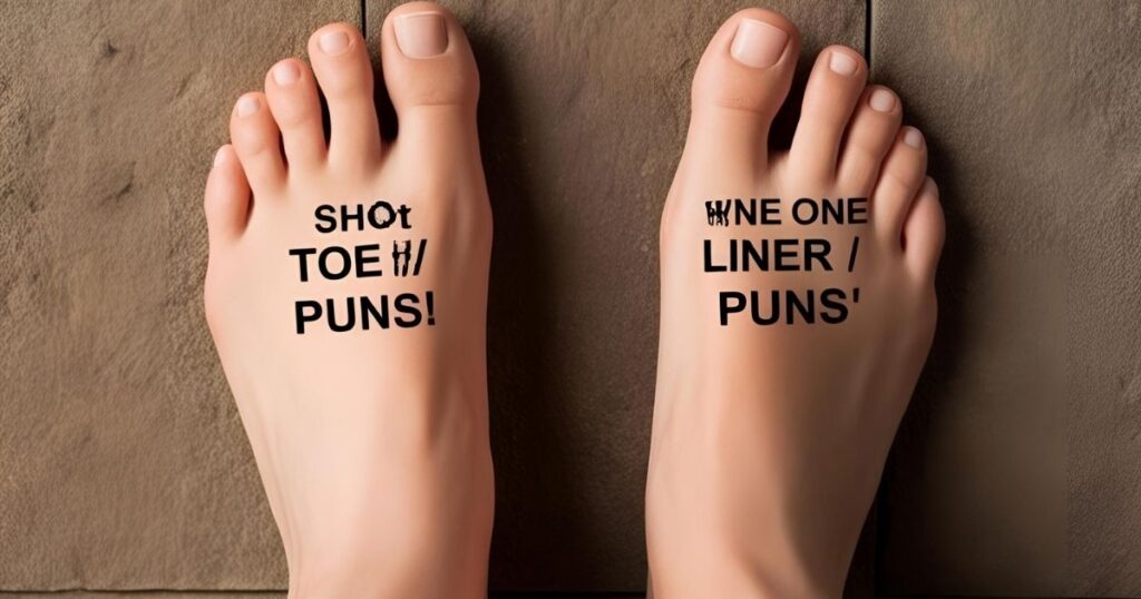 Short One Liner Toe Puns