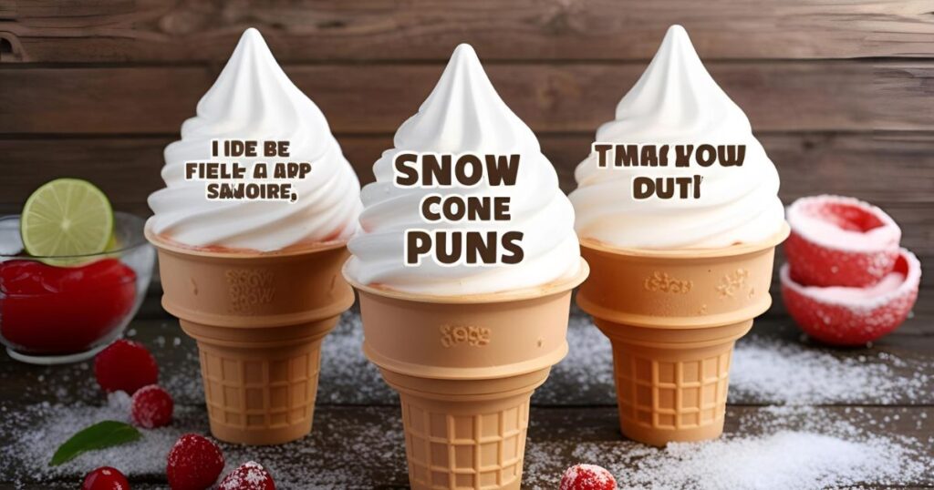 Snow Cone Puns