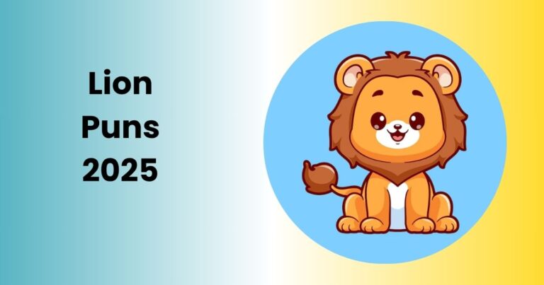 300+ Roarsome Lion Puns 2025