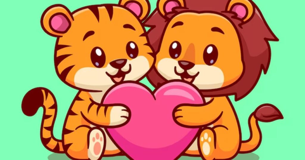 Cute tiger puns about love