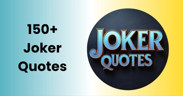 Joker Quotes